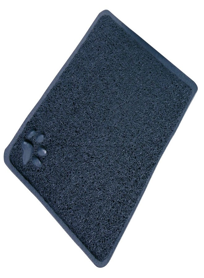 Trixie: - Cat Litter Tray Mat | Made with PVC, Non-Slip Base Helps Catch Litter Grains | Suitable for Ultra Litter | Can Also Be Used Underneath Feeding Bowls - Dark Grey (15 x 18 inches) - Image 3